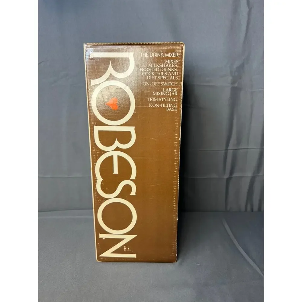 Vintage Robeson Drink Maker NOS In Box